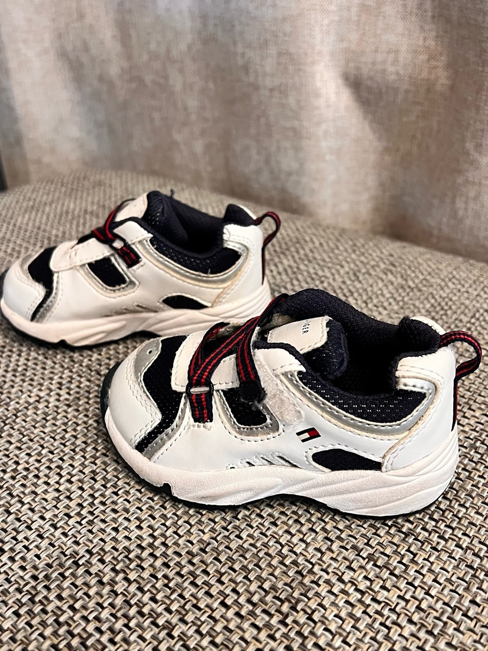 Tommy Athletic Sneakers blue with Red Accents